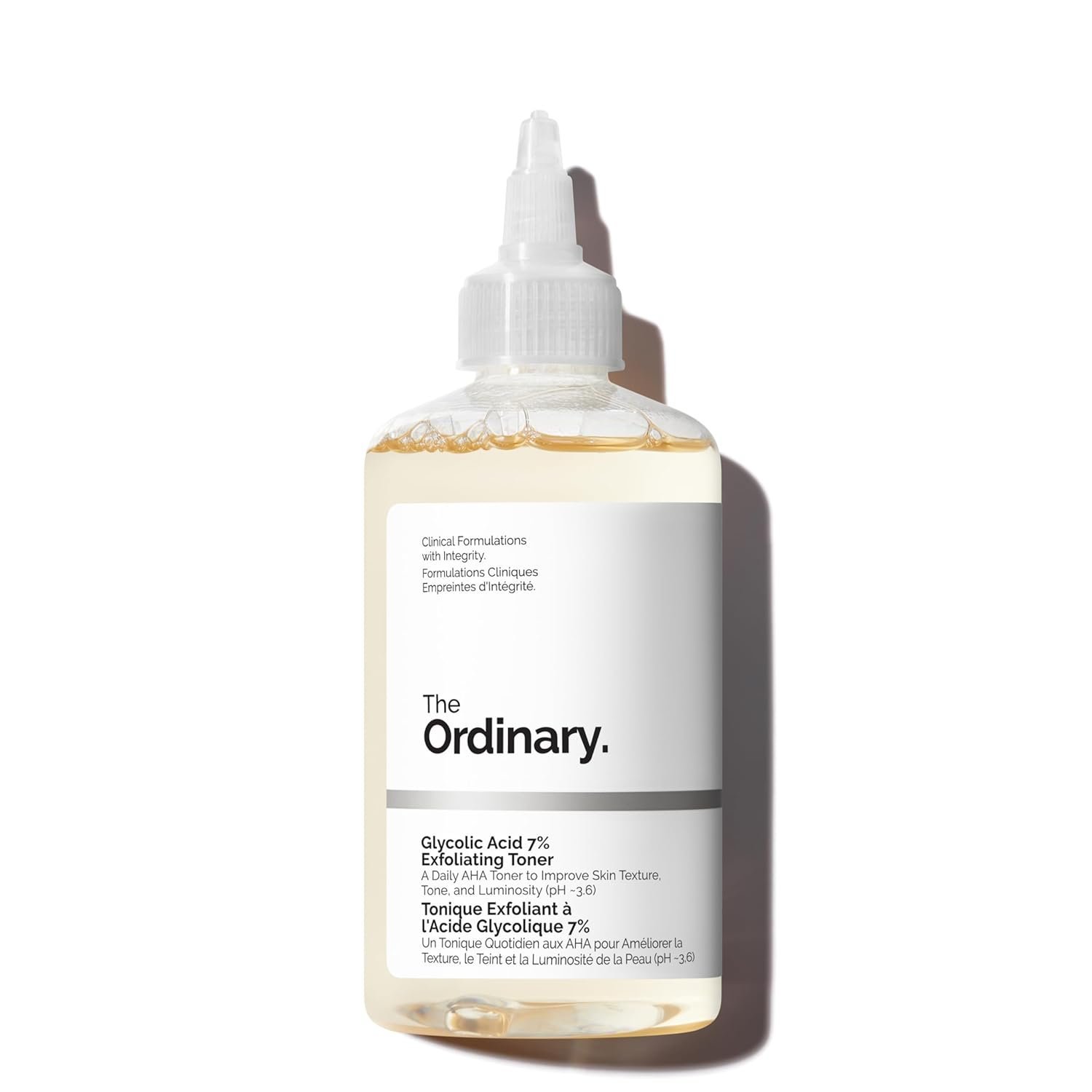 The Ordinary Glycolic Acid 7% Exfoliating Toner – Daily Brightening & Smoothing Toner for More Even-Looking Skin Tone, Gentle Chemical Exfoliant for Face