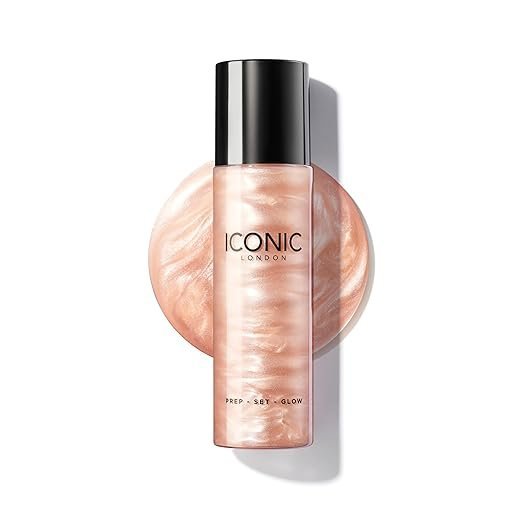 ICONIC LONDON Prep-Set-Glow – Hydrating, Setting & Glowing Spray, 3-in-1 Formula for a Dewy, Radiant Finish