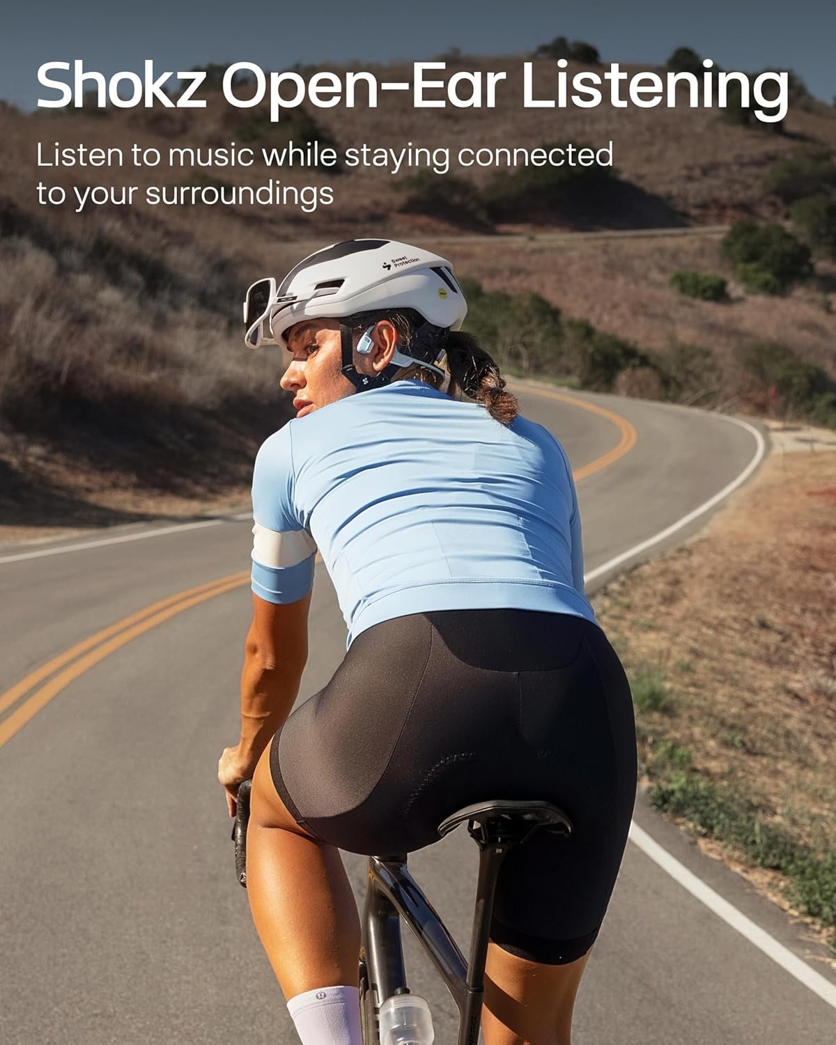 SHOKZ OpenRun Pro 2 Bone Conduction Open-Ear Bluetooth Headphones Wireless Sports Earphones with Deep Bass and Smart Mic - Image 15