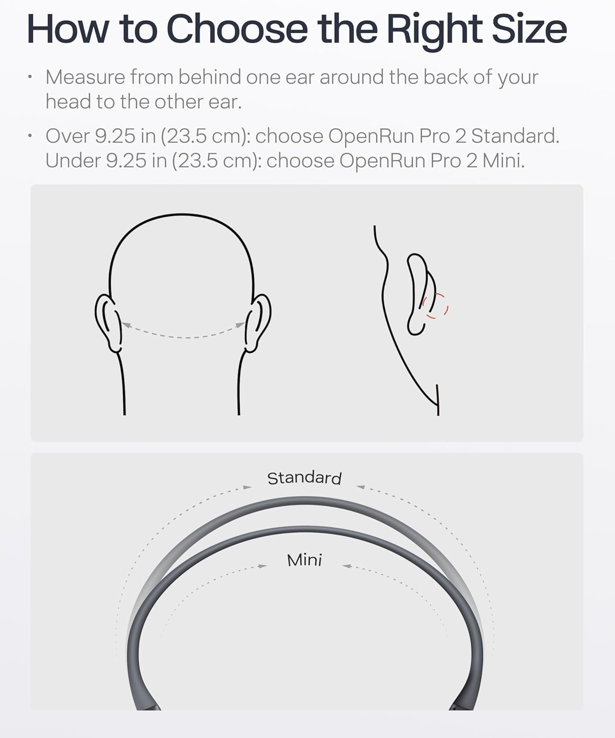 SHOKZ OpenRun Pro 2 Bone Conduction Open-Ear Bluetooth Headphones Wireless Sports Earphones with Deep Bass and Smart Mic - Image 6
